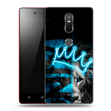 Силиконовый чехол на Lenovo Phab 2 Plus с принтом Король лев Силиконовый чехол на Lenovo Phab 2 Plus с принтом Король лев