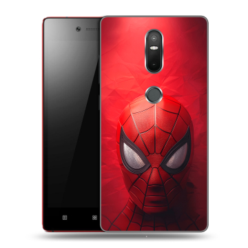 Силиконовый чехол на Lenovo Phab 2 Plus с принтом Spiderman Человек паук Силиконовый чехол на Lenovo Phab 2 Plus с принтом Spiderman Человек паук