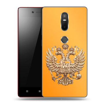 Силиконовый чехол на Lenovo Phab 2 Plus с принтом Герб Флаг России Силиконовый чехол на Lenovo Phab 2 Plus с принтом Герб Флаг России