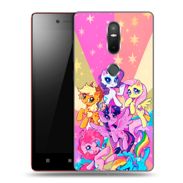 Силиконовый чехол на Lenovo Phab 2 Plus с принтом My little pony Дружба чудо Силиконовый чехол на Lenovo Phab 2 Plus с принтом My little pony Дружба чудо