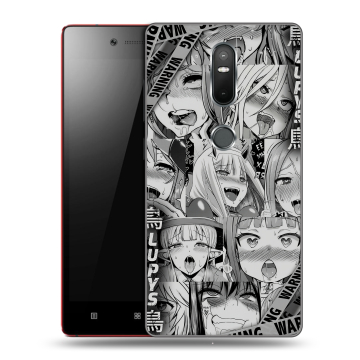 Силиконовый чехол на Lenovo Phab 2 Plus с принтом Ahegao Ахегао Аниме Силиконовый чехол на Lenovo Phab 2 Plus с принтом Ahegao Ахегао Аниме