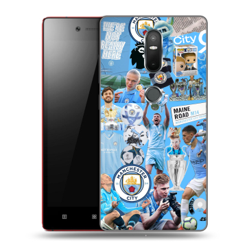 Силиконовый чехол на Lenovo Phab 2 Plus с принтом Man City Манчестер Сити Силиконовый чехол на Lenovo Phab 2 Plus с принтом Man City Манчестер Сити