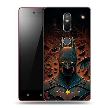 Силиконовый чехол на Lenovo Phab 2 Plus с принтом Batman Бэтмен Силиконовый чехол на Lenovo Phab 2 Plus с принтом Batman Бэтмен