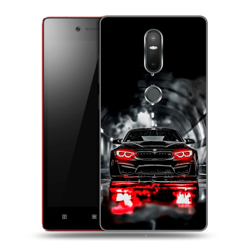 Силиконовый чехол на Lenovo Phab 2 Plus с принтом BMW БМВ