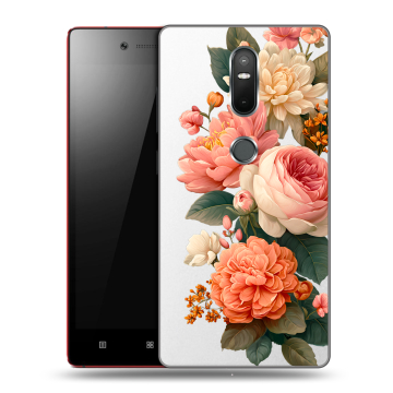 Силиконовый чехол на Lenovo Phab 2 Plus с принтом цветы Силиконовый чехол на Lenovo Phab 2 Plus с принтом цветы