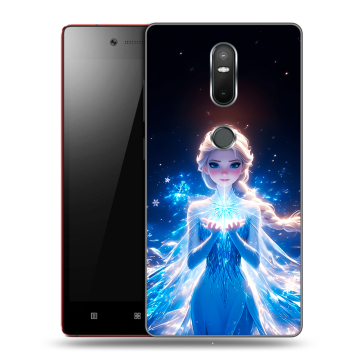 Силиконовый чехол на Lenovo Phab 2 Plus с принтом Холодное сердце Frozen Силиконовый чехол на Lenovo Phab 2 Plus с принтом Холодное сердце Frozen