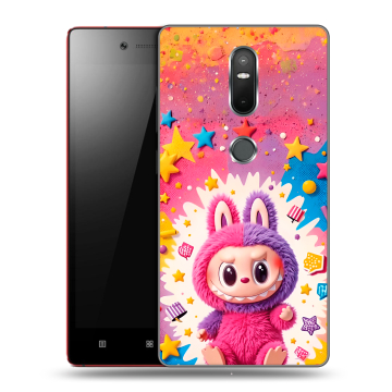 Силиконовый чехол на Lenovo Phab 2 Plus с принтом Labubu Лабубу Силиконовый чехол на Lenovo Phab 2 Plus с принтом Labubu Лабубу