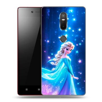 Силиконовый чехол на Lenovo Phab 2 Plus с принтом Холодное сердце Frozen Силиконовый чехол на Lenovo Phab 2 Plus с принтом Холодное сердце Frozen