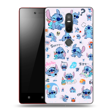 Силиконовый чехол на Lenovo Phab 2 Plus с принтом Лило и Стич