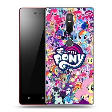 Силиконовый чехол на Lenovo Phab 2 Plus с принтом My little pony Дружба чудо Силиконовый чехол на Lenovo Phab 2 Plus с принтом My little pony Дружба чудо