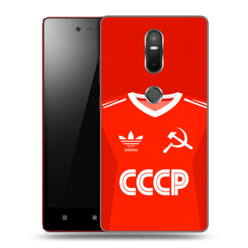 Силиконовый чехол на Lenovo Phab 2 Plus с принтом Флаг Герб СССР Силиконовый чехол на Lenovo Phab 2 Plus с принтом Флаг Герб СССР