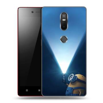 Силиконовый чехол на Lenovo Phab 2 Plus с принтом Миньоны Силиконовый чехол на Lenovo Phab 2 Plus с принтом Миньоны