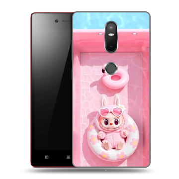 Силиконовый чехол на Lenovo Phab 2 Plus с принтом Labubu Лабубу Силиконовый чехол на Lenovo Phab 2 Plus с принтом Labubu Лабубу