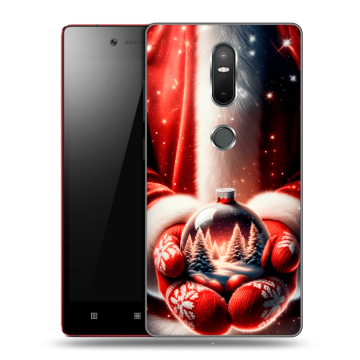 Силиконовый чехол на Lenovo Phab 2 Plus с принтом Новый год Силиконовый чехол на Lenovo Phab 2 Plus с принтом Новый год