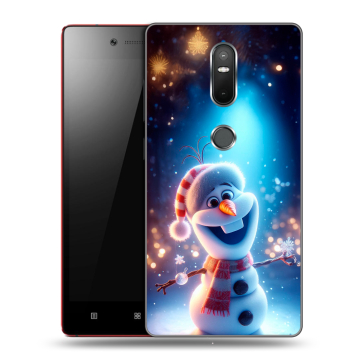 Силиконовый чехол на Lenovo Phab 2 Plus с принтом Новый год Силиконовый чехол на Lenovo Phab 2 Plus с принтом Новый год