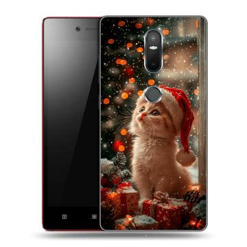 Силиконовый чехол на Lenovo Phab 2 Plus с принтом Новый год Силиконовый чехол на Lenovo Phab 2 Plus с принтом Новый год