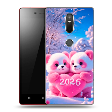 Силиконовый чехол на Lenovo Phab 2 Plus с принтом Новый год Силиконовый чехол на Lenovo Phab 2 Plus с принтом Новый год