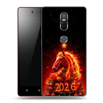 Силиконовый чехол на Lenovo Phab 2 Plus с принтом Новый год Силиконовый чехол на Lenovo Phab 2 Plus с принтом Новый год