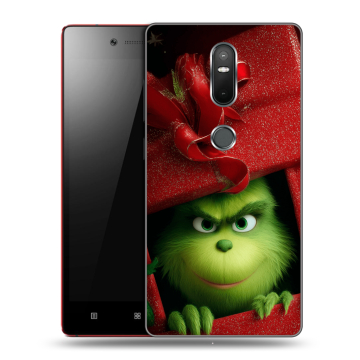 Силиконовый чехол на Lenovo Phab 2 Plus с принтом Новый год Силиконовый чехол на Lenovo Phab 2 Plus с принтом Новый год
