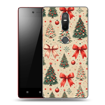 Силиконовый чехол на Lenovo Phab 2 Plus с принтом Новый год Силиконовый чехол на Lenovo Phab 2 Plus с принтом Новый год