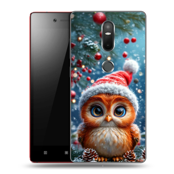 Силиконовый чехол на Lenovo Phab 2 Plus с принтом Новый год Силиконовый чехол на Lenovo Phab 2 Plus с принтом Новый год