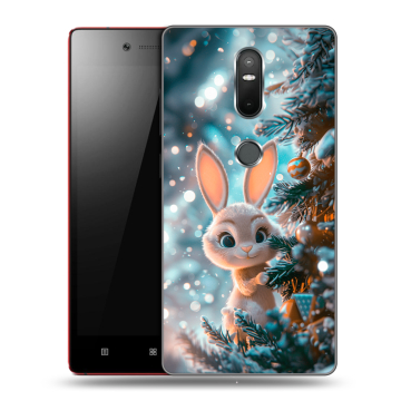 Силиконовый чехол на Lenovo Phab 2 Plus с принтом Новый год Силиконовый чехол на Lenovo Phab 2 Plus с принтом Новый год