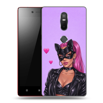 Силиконовый чехол на Lenovo Phab 2 Plus с принтом женский Силиконовый чехол на Lenovo Phab 2 Plus с принтом женский