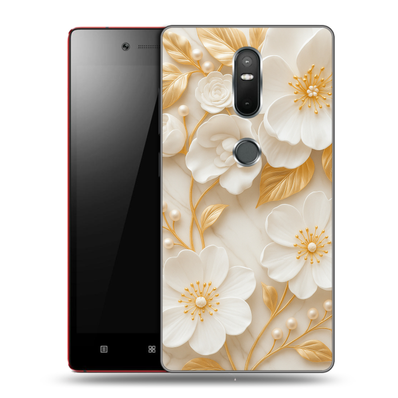 Пластиковый чехол на Lenovo Phab 2 Plus с принтом Цветы Пластиковый чехол на Lenovo Phab 2 Plus с принтом Цветы