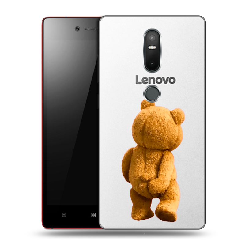 Пластиковый чехол на Lenovo Phab 2 Plus с принтом Медведь Пластиковый чехол на Lenovo Phab 2 Plus с принтом Медведь