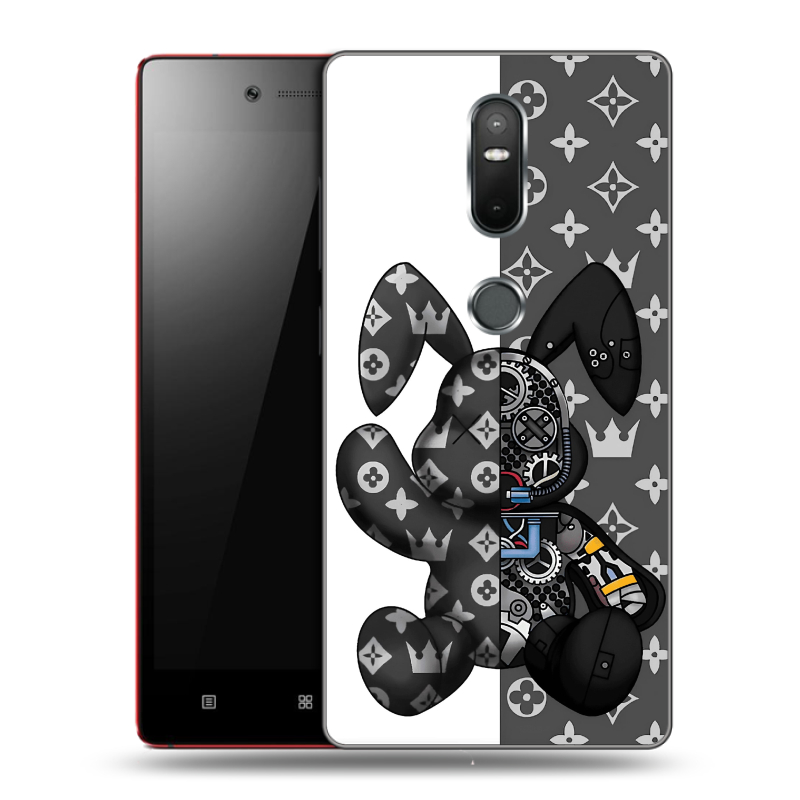 Силиконовый чехол на Lenovo Phab 2 Plus с принтом Луи робот Силиконовый чехол на Lenovo Phab 2 Plus с принтом Луи робот