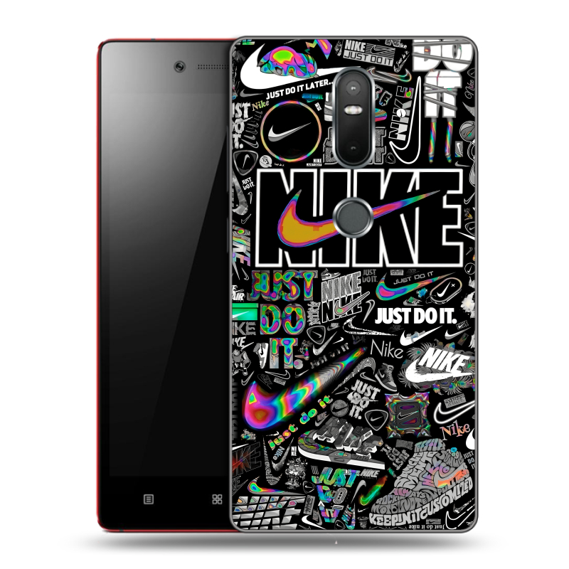 Силиконовый чехол на Lenovo Phab 2 Plus с принтом Найк Силиконовый чехол на Lenovo Phab 2 Plus с принтом Найк