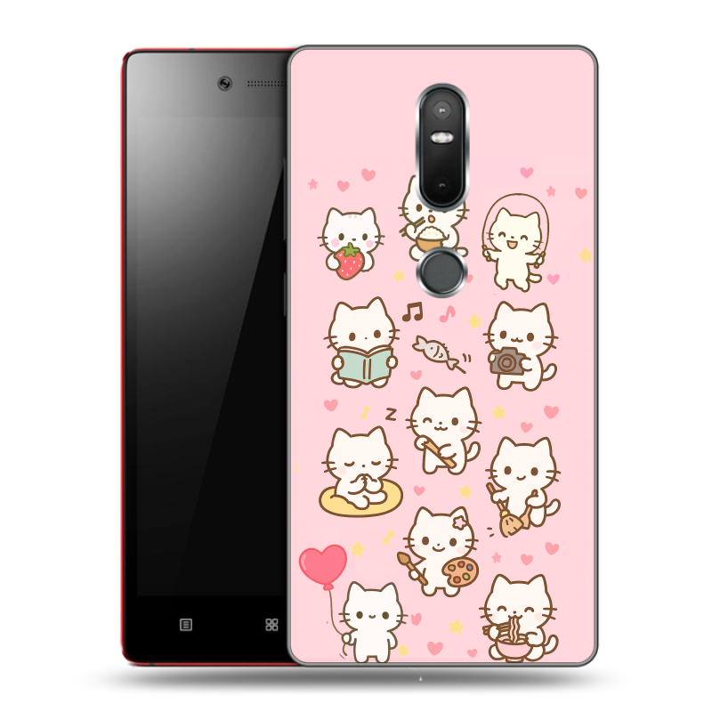 Пластиковый чехол на Lenovo Phab 2 Plus с принтом Hello Kitty Хелоу Кити Пластиковый чехол на Lenovo Phab 2 Plus с принтом Hello Kitty Хелоу Кити