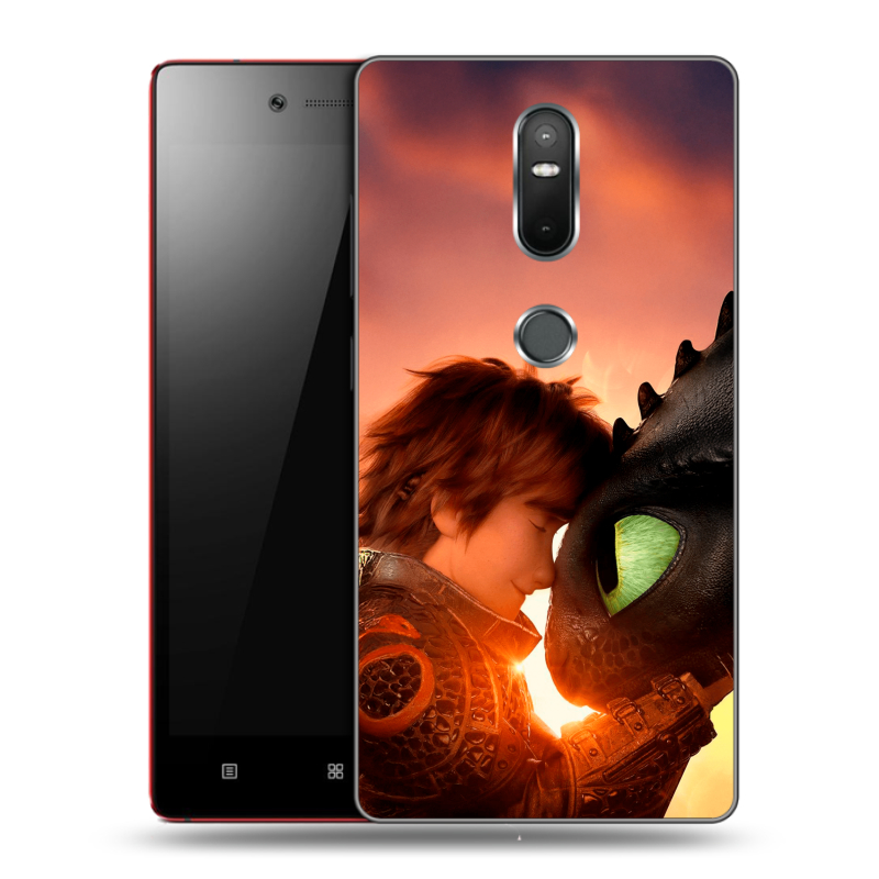 Силиконовый чехол на Lenovo Phab 2 Plus с принтом Как приручить дракона Силиконовый чехол на Lenovo Phab 2 Plus с принтом Как приручить дракона