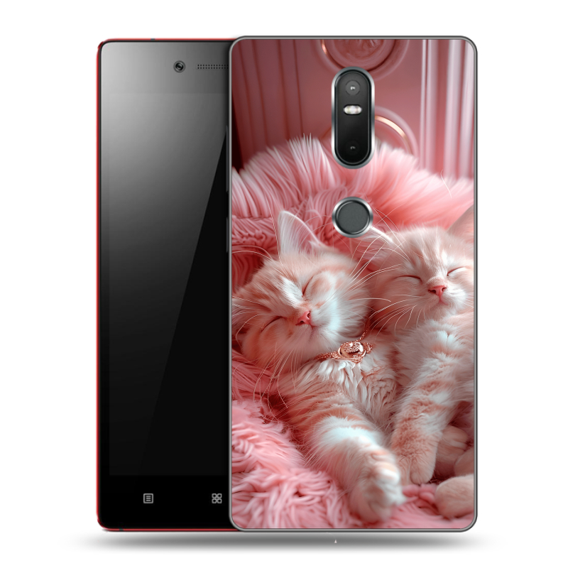 Силиконовый чехол на Lenovo Phab 2 Plus с принтом котята котики Силиконовый чехол на Lenovo Phab 2 Plus с принтом котята котики