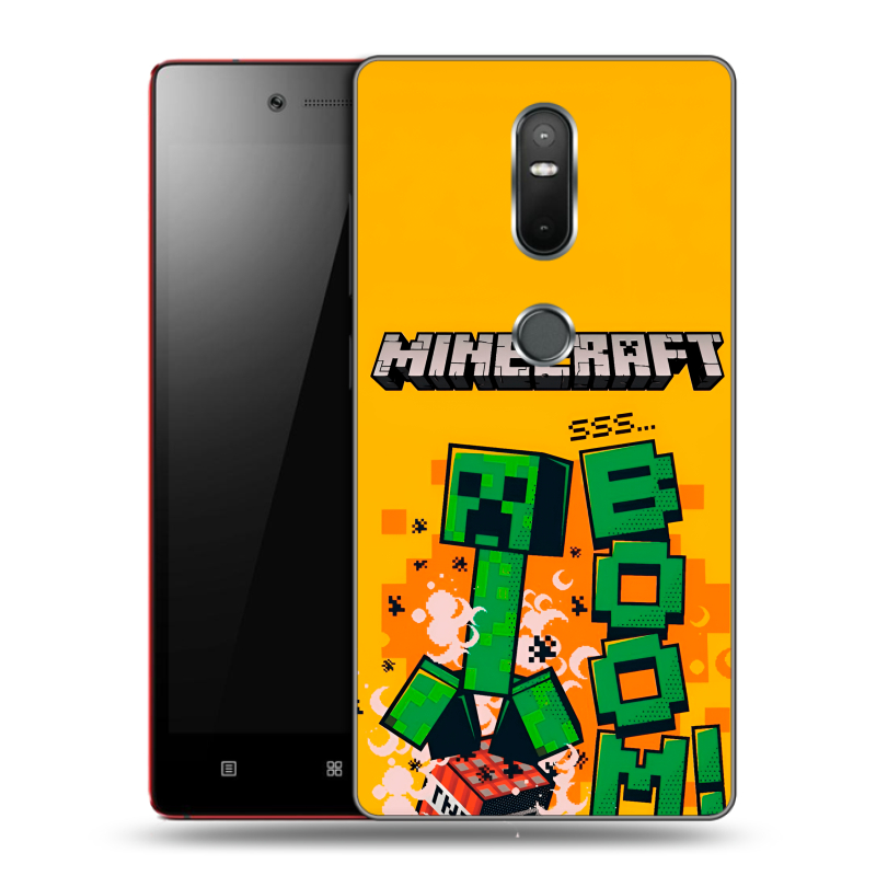 Пластиковый чехол на Lenovo Phab 2 Plus с принтом Майнкрафт Minecraft Пластиковый чехол на Lenovo Phab 2 Plus с принтом Майнкрафт Minecraft