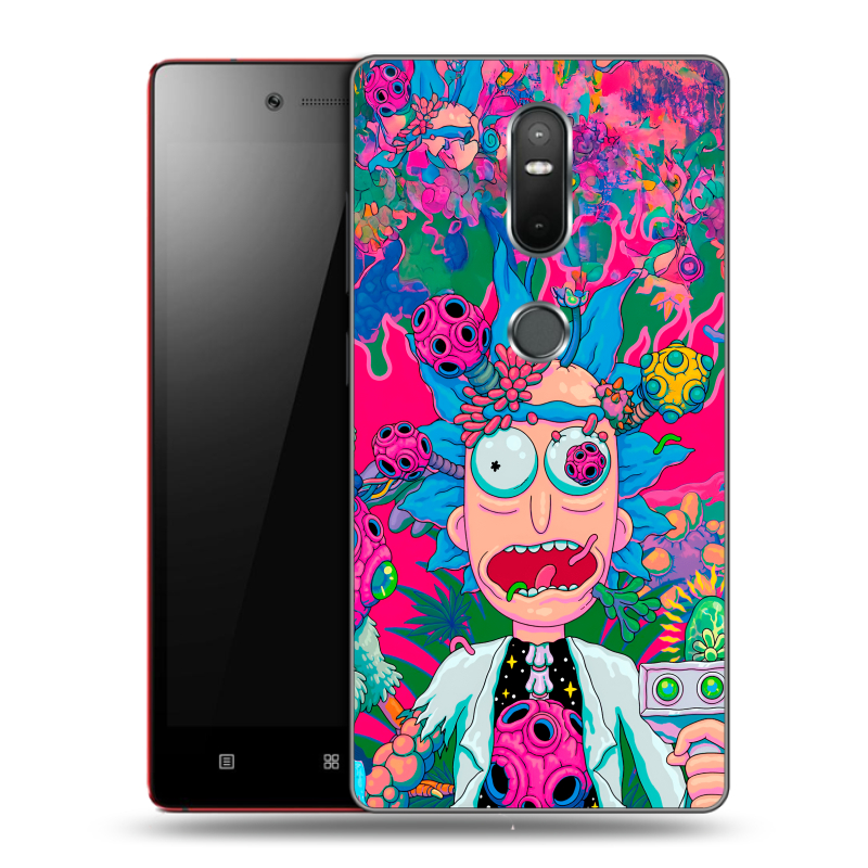 Силиконовый чехол на Lenovo Phab 2 Plus с принтом Рик и Морти Rick Morty Силиконовый чехол на Lenovo Phab 2 Plus с принтом Рик и Морти Rick Morty