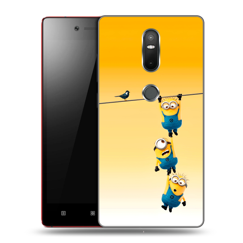 Силиконовый чехол на Lenovo Phab 2 Plus с принтом Миньоны Силиконовый чехол на Lenovo Phab 2 Plus с принтом Миньоны