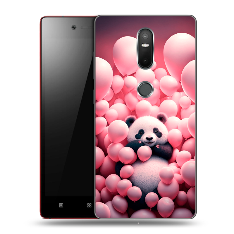 Пластиковый чехол на Lenovo Phab 2 Plus с принтом Панда Пластиковый чехол на Lenovo Phab 2 Plus с принтом Панда