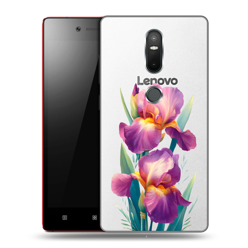 Силиконовый чехол на Lenovo Phab 2 Plus с принтом Цветы орхидеи Силиконовый чехол на Lenovo Phab 2 Plus с принтом Цветы орхидеи