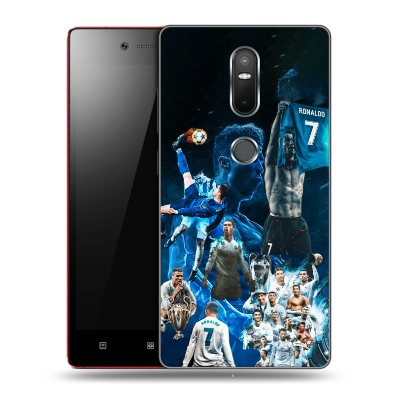 Силиконовый чехол на Lenovo Phab 2 Plus с принтом Реал Роналдо Силиконовый чехол на Lenovo Phab 2 Plus с принтом Реал Роналдо