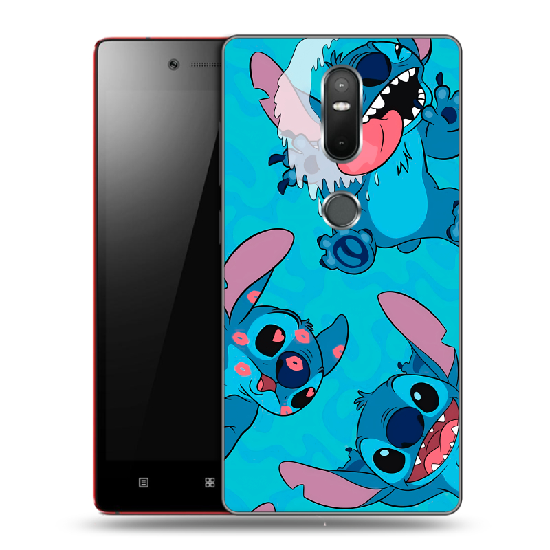 Силиконовый чехол на Lenovo Phab 2 Plus с принтом Лило и Стич Силиконовый чехол на Lenovo Phab 2 Plus с принтом Лило и Стич