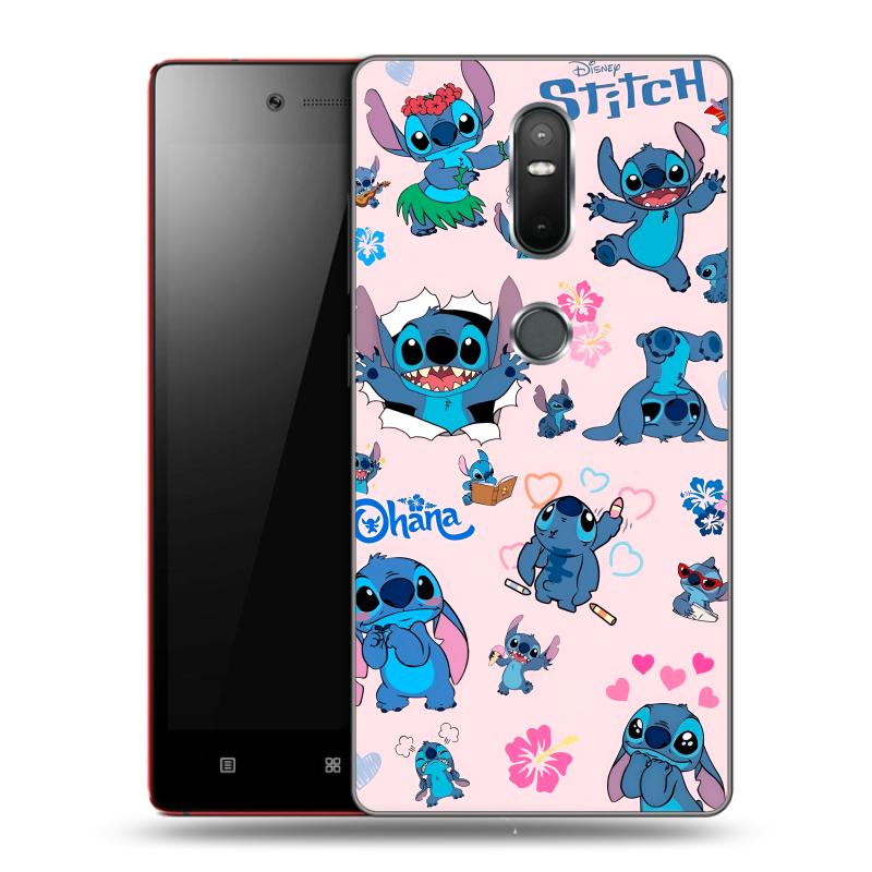 Пластиковый чехол на Lenovo Phab 2 Plus с принтом Лило и Стич Пластиковый чехол на Lenovo Phab 2 Plus с принтом Лило и Стич