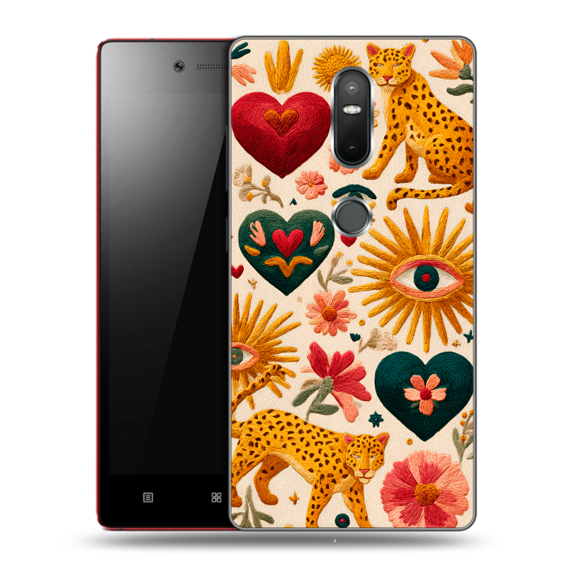 Силиконовый чехол на Lenovo Phab 2 Plus с принтом Модный принт Силиконовый чехол на Lenovo Phab 2 Plus с принтом Модный принт