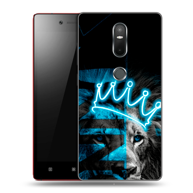 Силиконовый чехол на Lenovo Phab 2 Plus с принтом Король лев Силиконовый чехол на Lenovo Phab 2 Plus с принтом Король лев