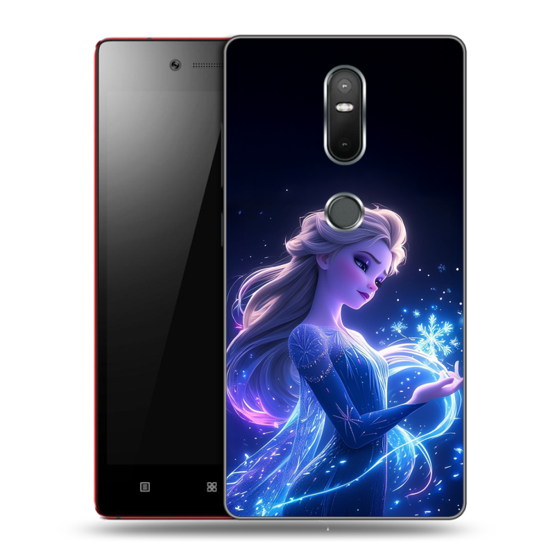 Пластиковый чехол на Lenovo Phab 2 Plus с принтом Холодное сердце Frozen Пластиковый чехол на Lenovo Phab 2 Plus с принтом Холодное сердце Frozen