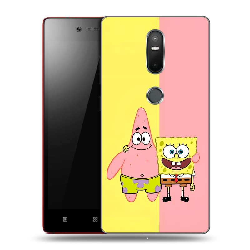 Силиконовый чехол на Lenovo Phab 2 Plus с принтом Спанч боб Спанчбоб Силиконовый чехол на Lenovo Phab 2 Plus с принтом Спанч боб Спанчбоб