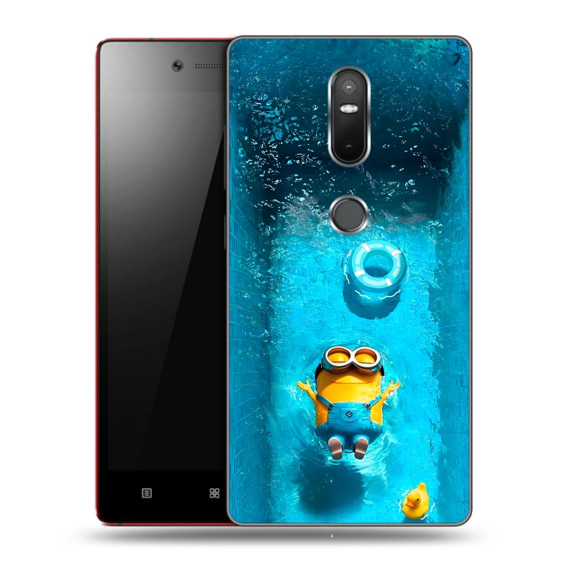 Пластиковый чехол на Lenovo Phab 2 Plus с принтом Миньоны Пластиковый чехол на Lenovo Phab 2 Plus с принтом Миньоны