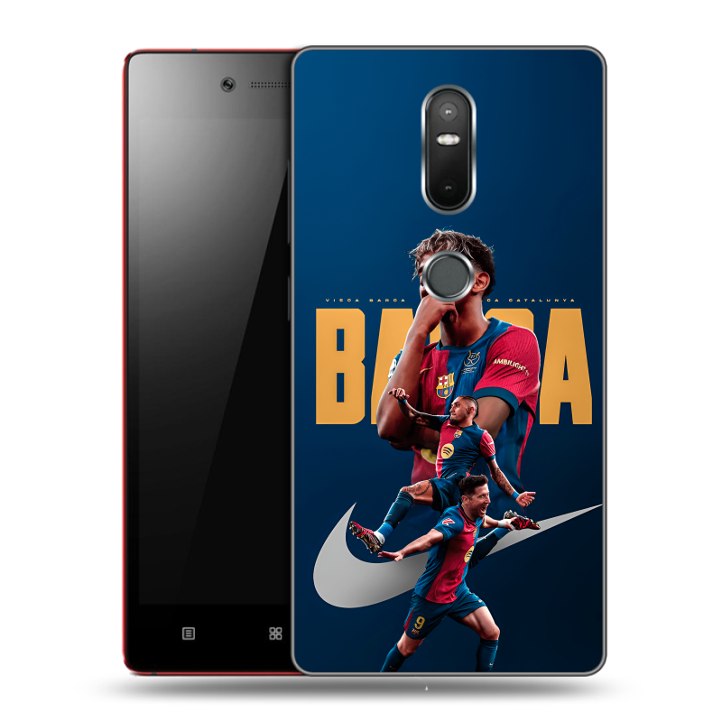 Пластиковый чехол на Lenovo Phab 2 Plus с принтом Барселона Barca Yamal Пластиковый чехол на Lenovo Phab 2 Plus с принтом Барселона Barca Yamal