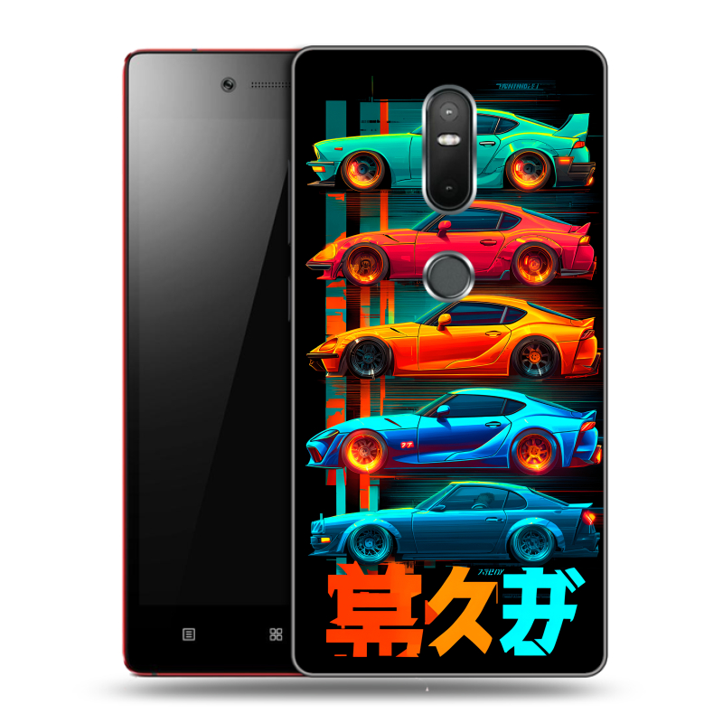 Пластиковый чехол на Lenovo Phab 2 Plus с принтом машины тачки Пластиковый чехол на Lenovo Phab 2 Plus с принтом машины тачки