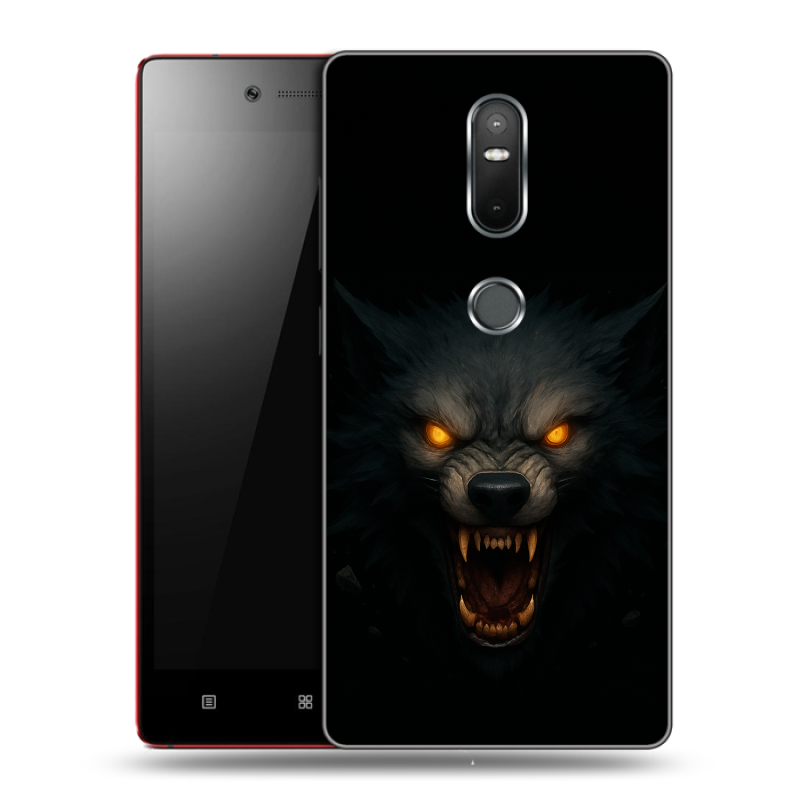 Пластиковый чехол на Lenovo Phab 2 Plus с принтом Волк Пластиковый чехол на Lenovo Phab 2 Plus с принтом Волк